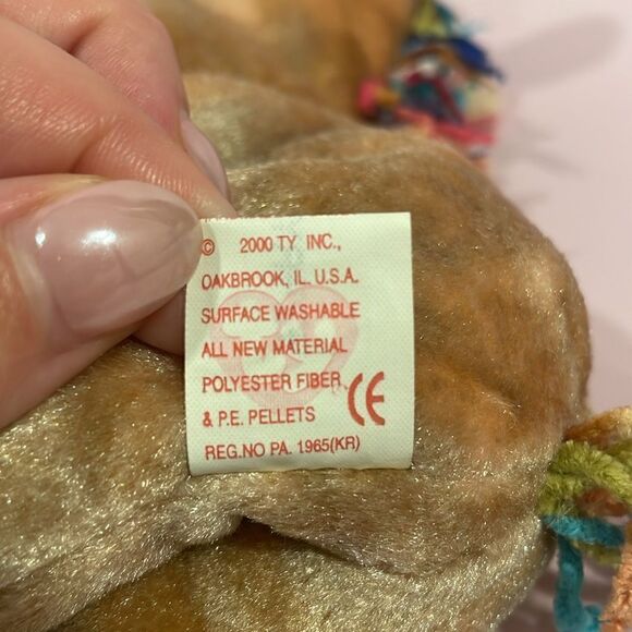 Ty Beanie Baby Horse Chinese Zodiac Sign Multicolour Excellent Used Condition - Picture 10 of 10